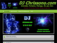 Tablet Screenshot of chrissono.com